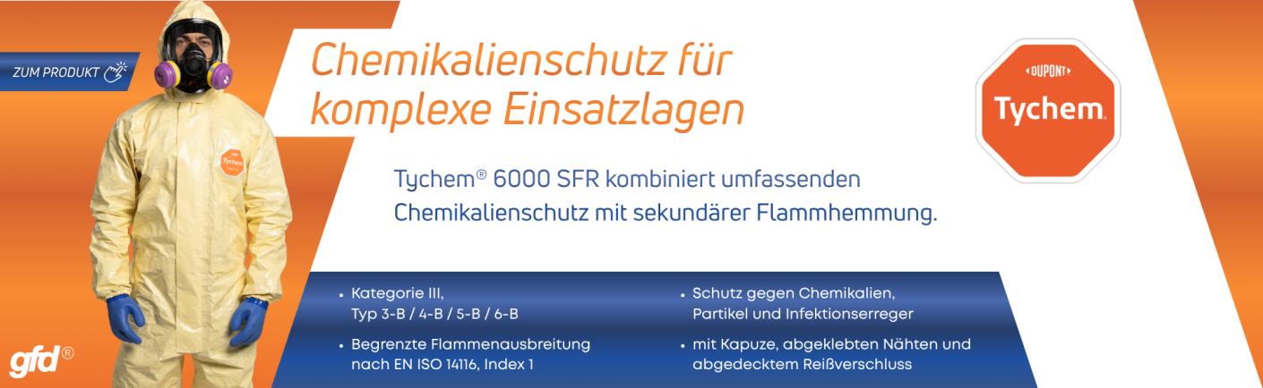 Chemikalienschutz für komplexe Einsatzlagen Chemikalienschutz für komplexe Einsatzlagen
